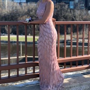 Pink Sherri hill prom dress